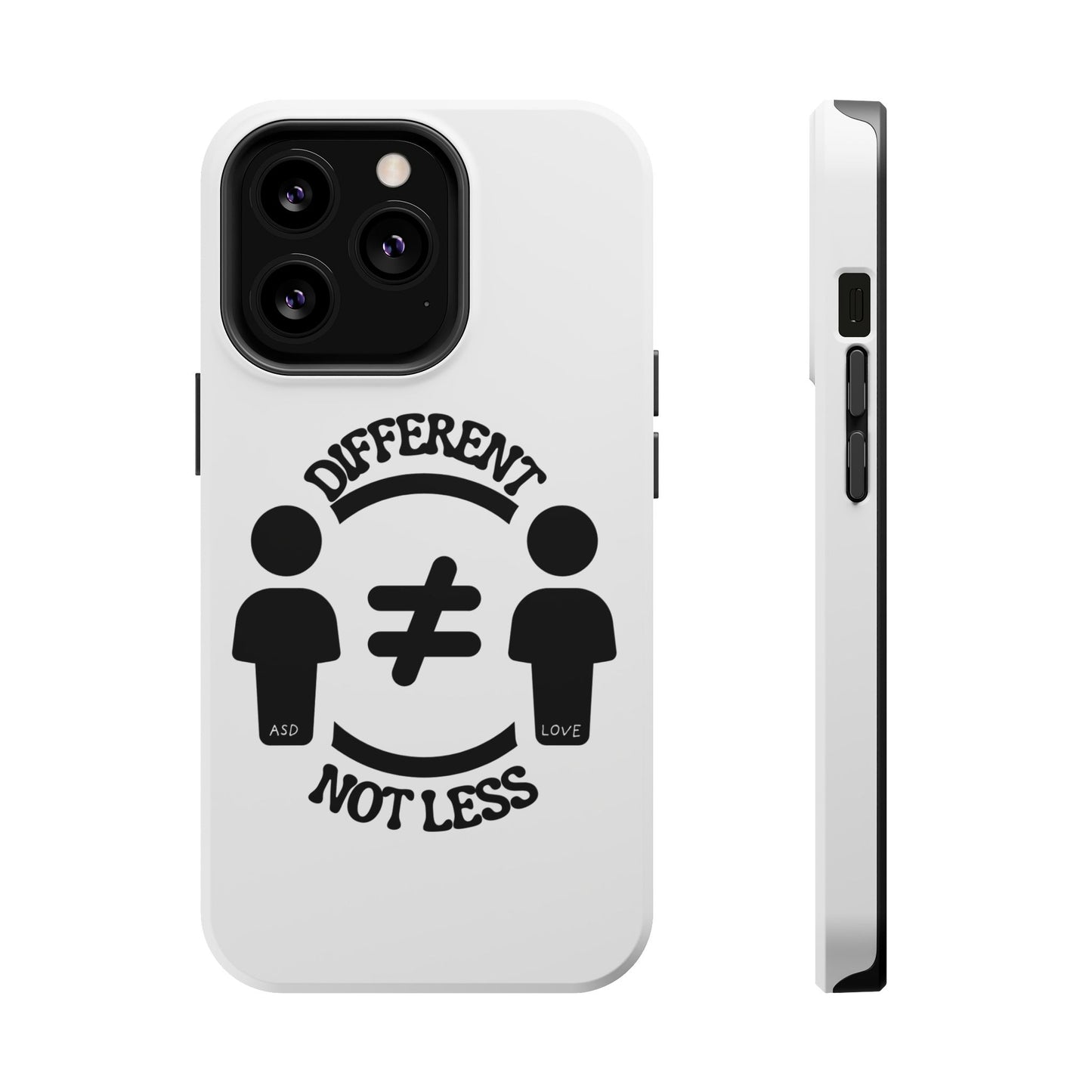 Silhouette Harmony: Different, Not Less - ASD Awareness Phone Case
