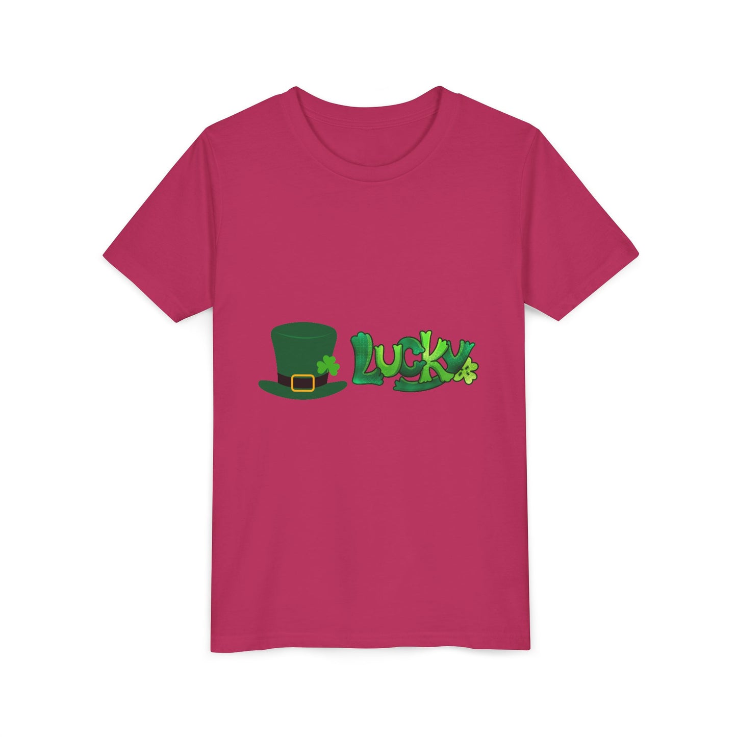 Lucky St. Patricks Day Shamrock Tee | Youth T-Shirt