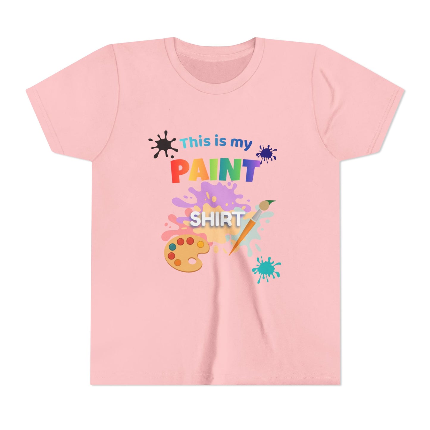 This Is My Paint Shirt Youth Tee SP | Kids Art Palette T-Shirt
