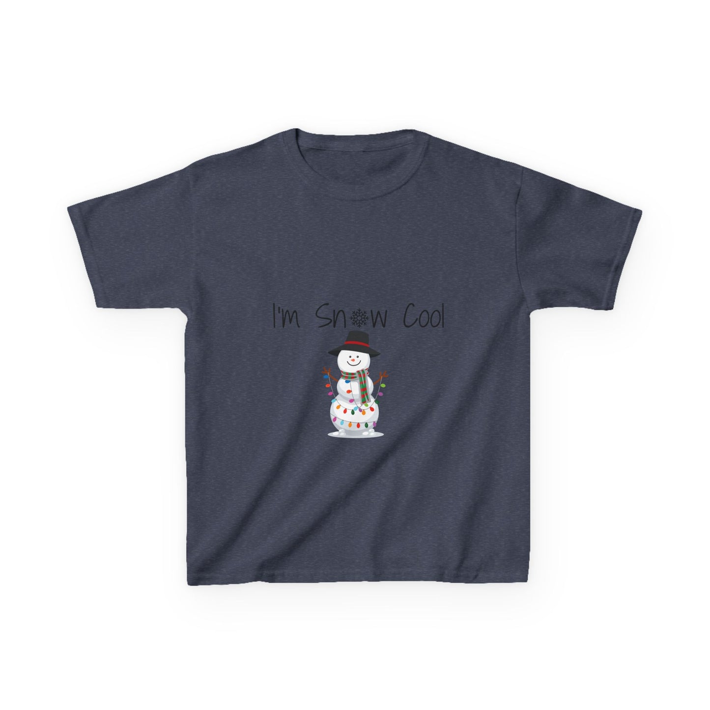 I'm Snow Cool Kids Tee - Fun Holiday Snowman Shirt for Boys and Girls