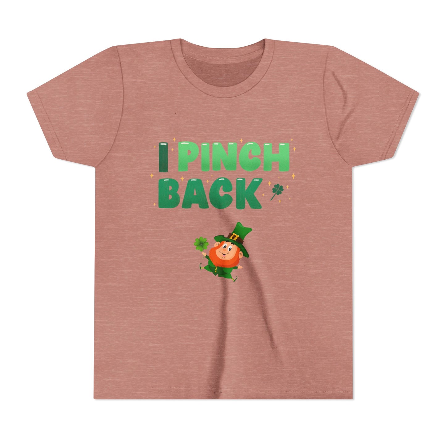 I Pinch Back Leprechaun Kids T-Shirt | St. Patrick's Day Shamrock Tee
