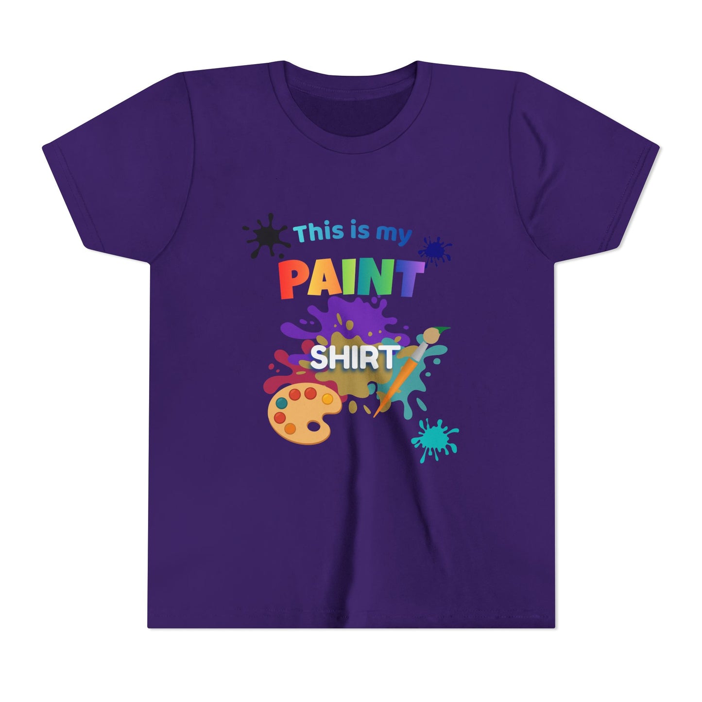 This Is My Paint Shirt Youth Tee SP | Kids Art Palette T-Shirt