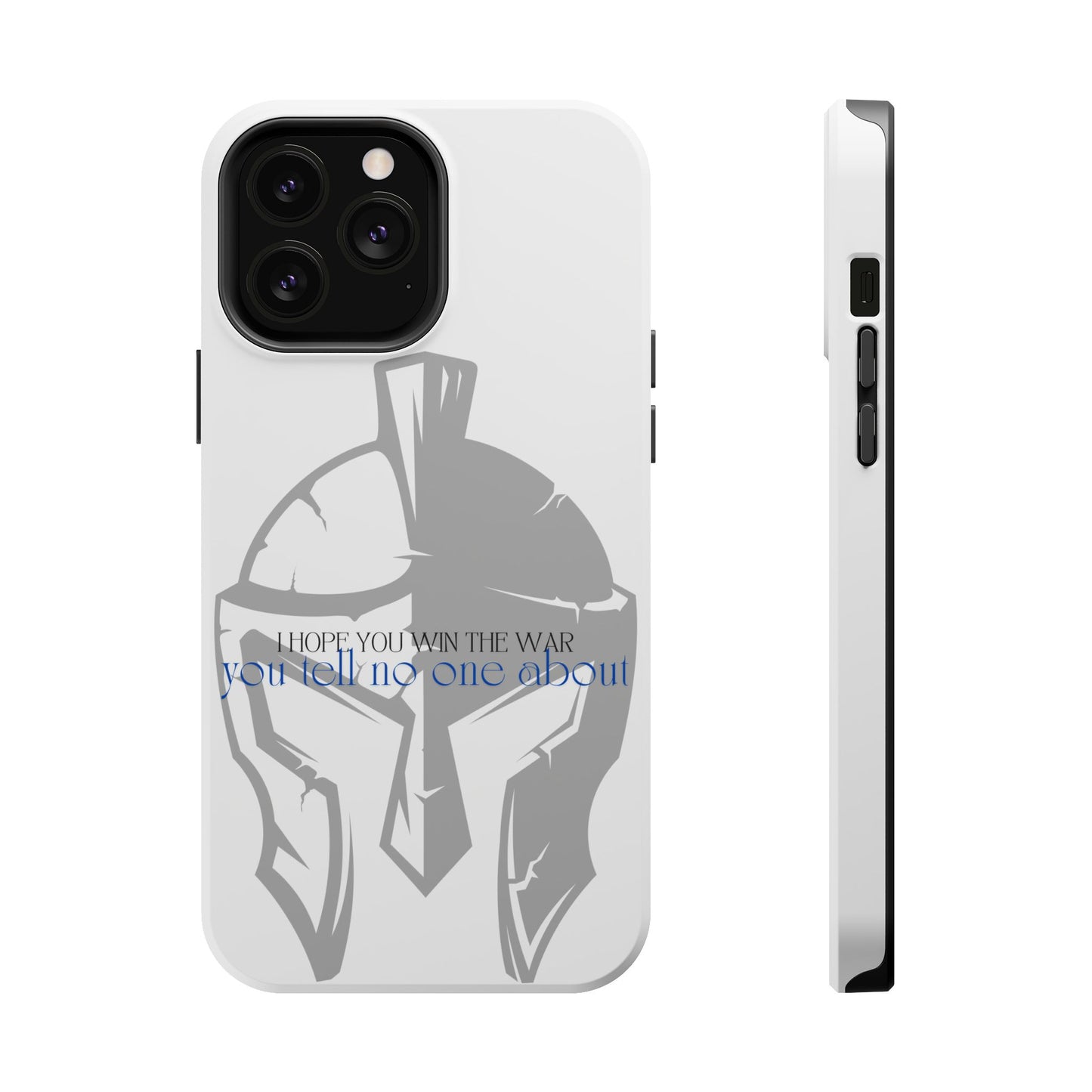 Spartan Strength: Win the War You Tell No One About - Mental Health Awareness Phone Case