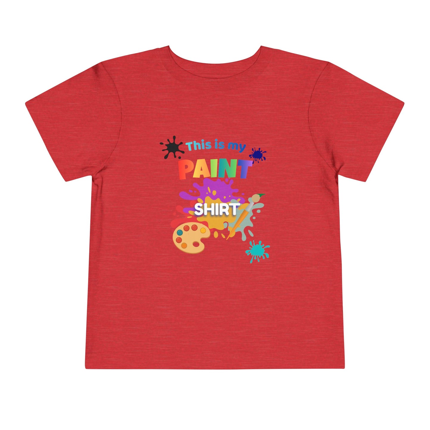 This Is My Paint Shirt Toddler Tee | Kids Painting Art Splash Shirt