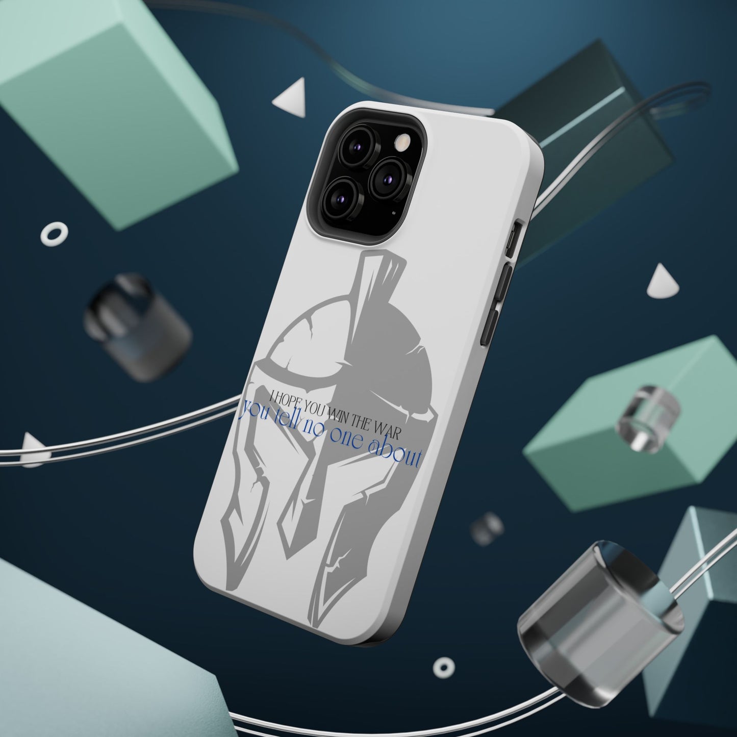 Spartan Strength: Win the War You Tell No One About - Mental Health Awareness Phone Case