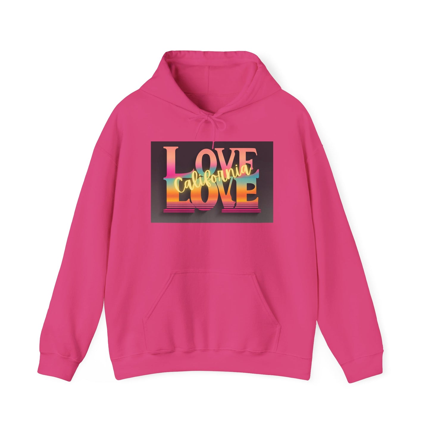 Love, LOVE, California Hoodie (NY) - Cali Love