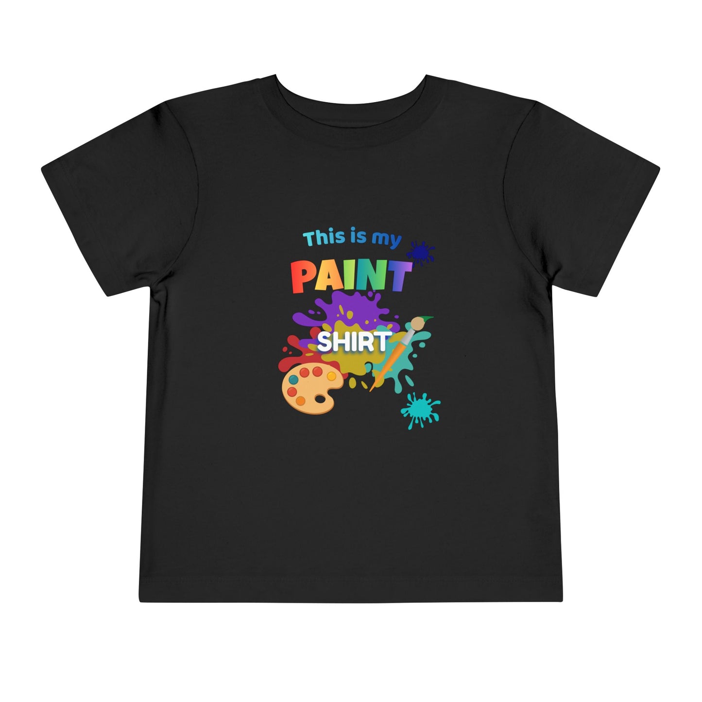 This Is My Paint Shirt Toddler Tee | Kids Painting Art Splash Shirt