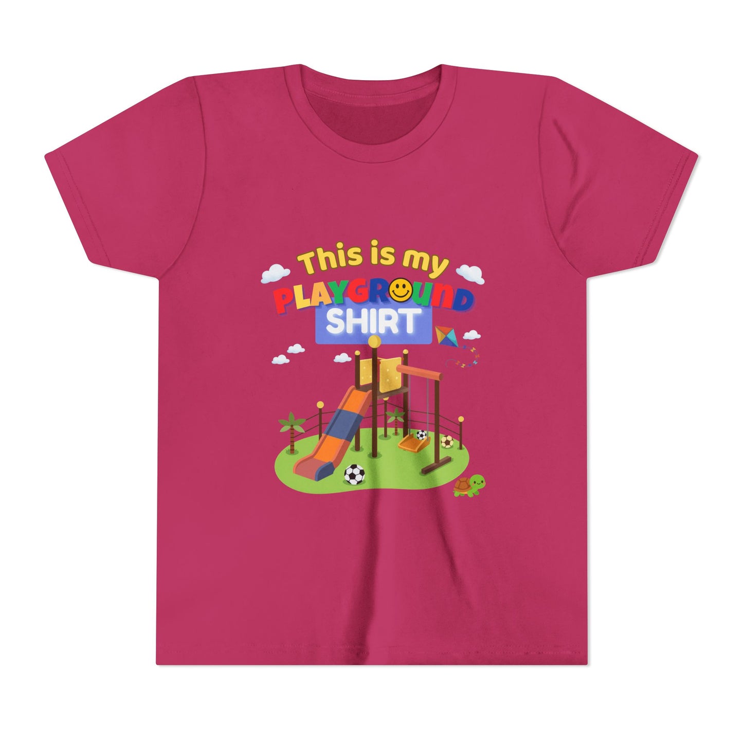 This Is My Playground Shirt Youth Tee | Playground Slide Graphic Shirt