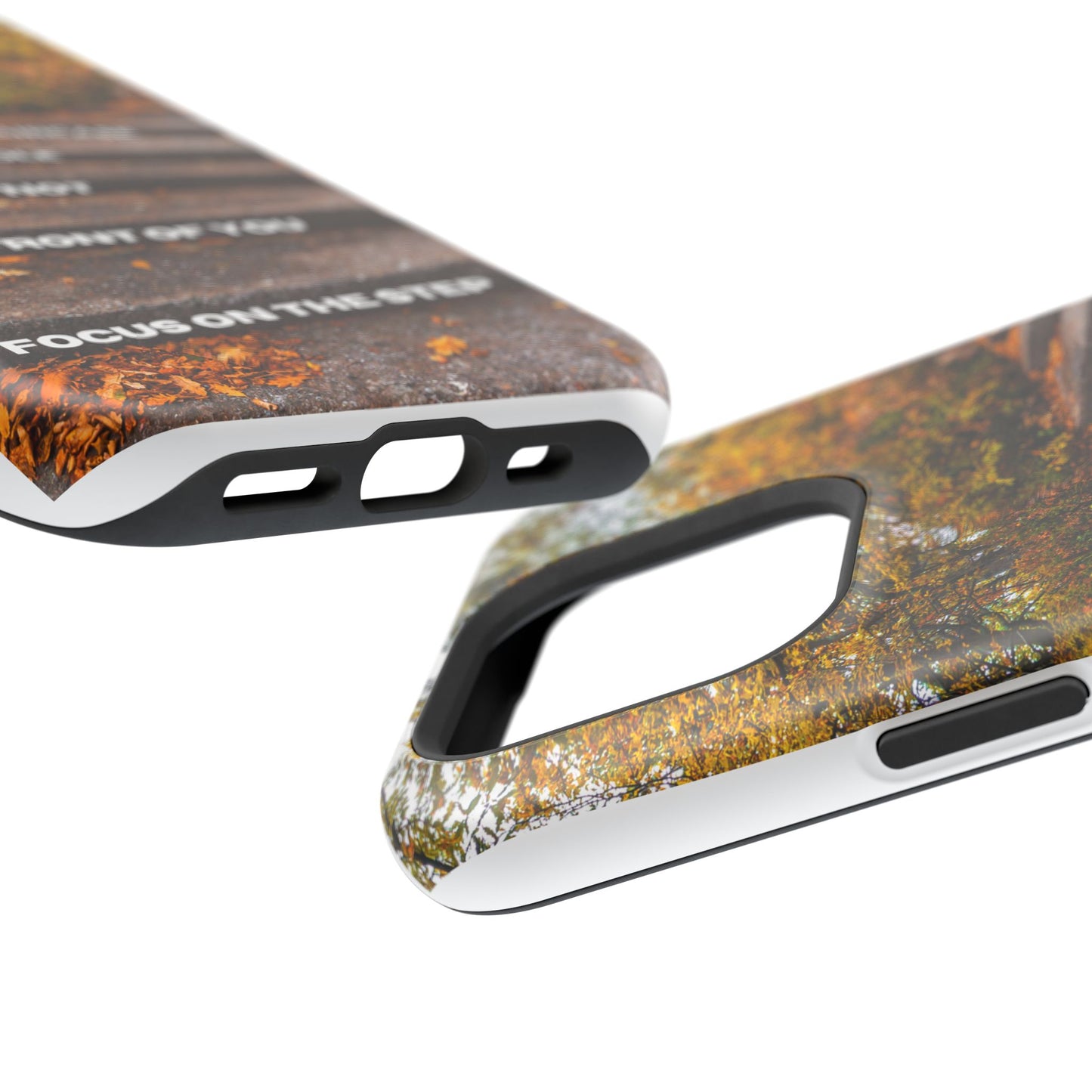 Autumn Steps: Focus on the Journey - Positive Reminder Phone Case