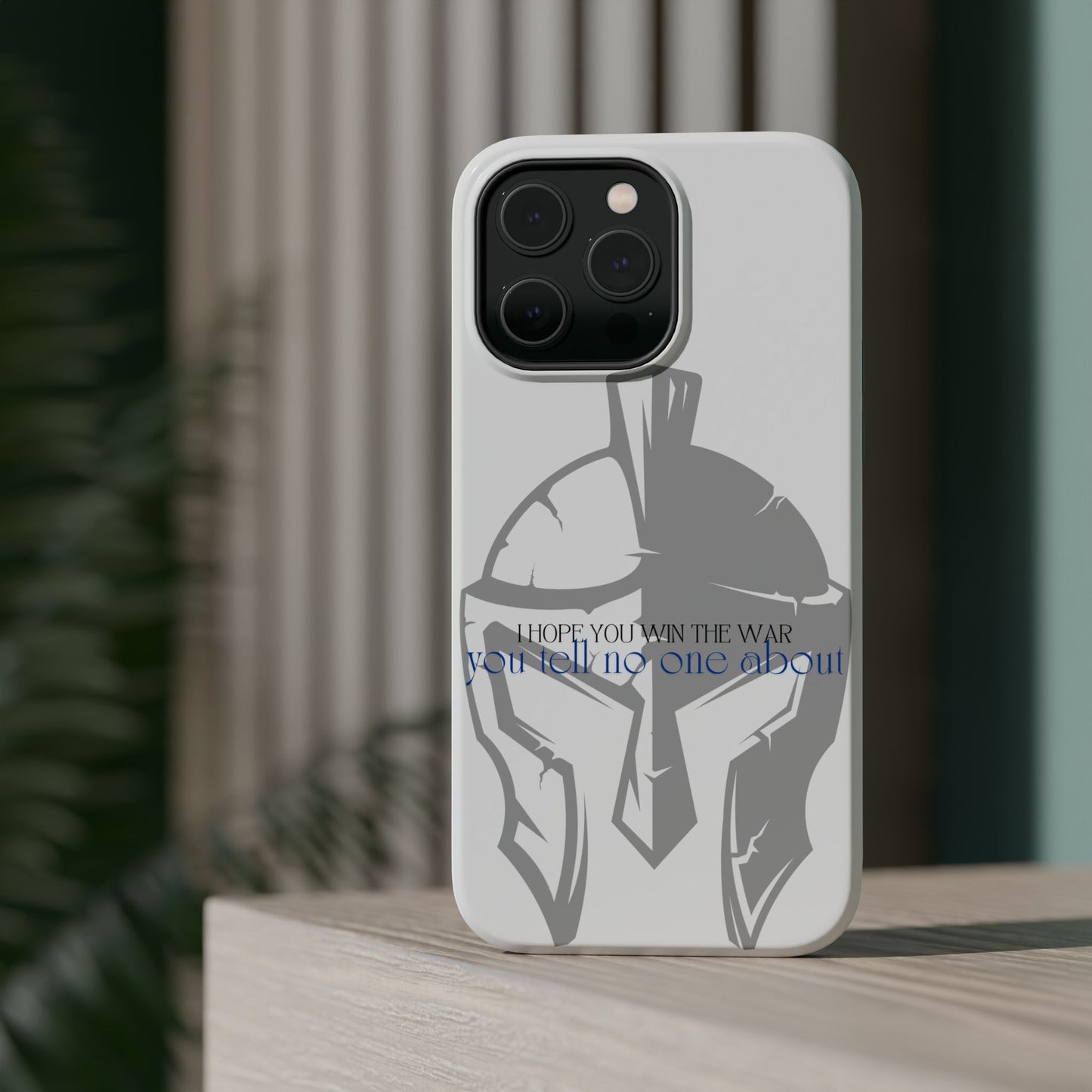 Spartan Strength: Win the War You Tell No One About - Mental Health Awareness Phone Case